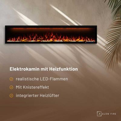 Preview: Electric wall fireplace Smart Wall 100